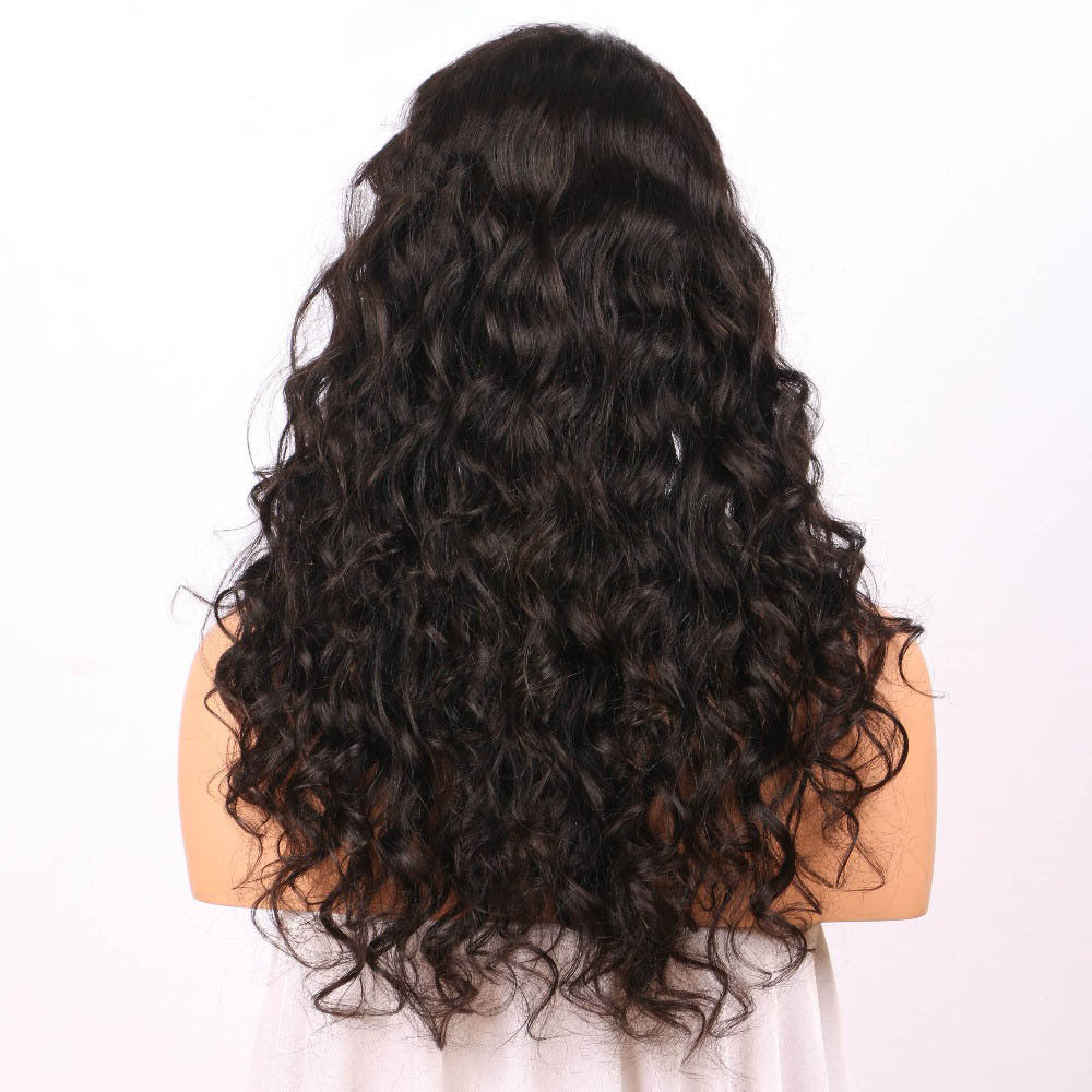 European And American Long-roll Chemical Fiber Wig Headgear Lace Elastic Mesh