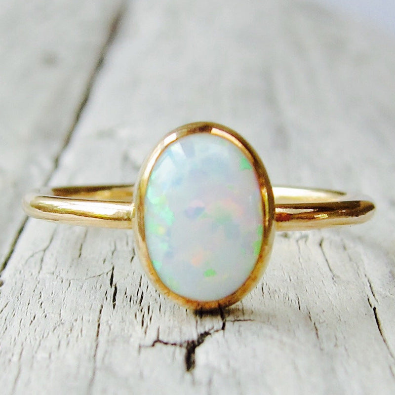 Gold Opal Ring