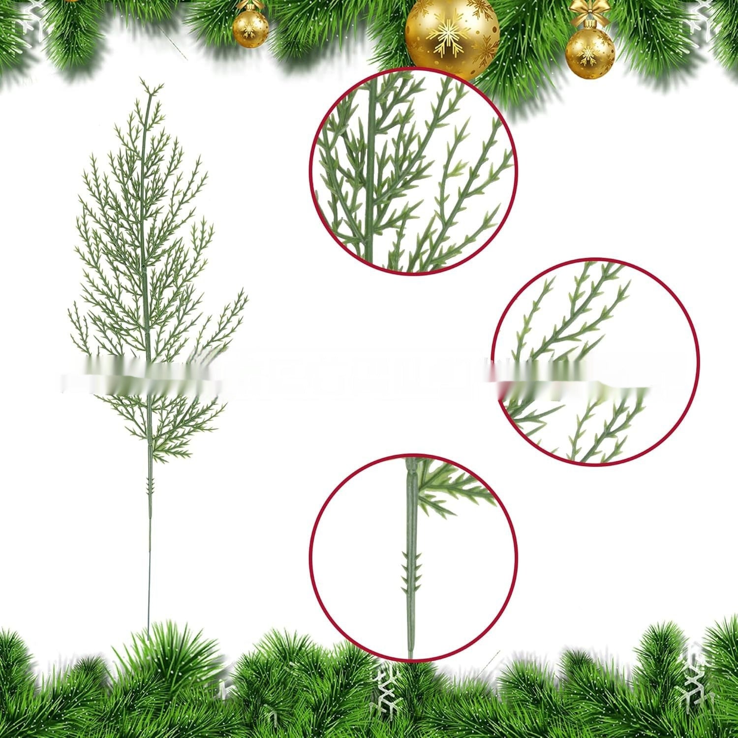 Artificial Simulation Christmas Pine Needle Decorations