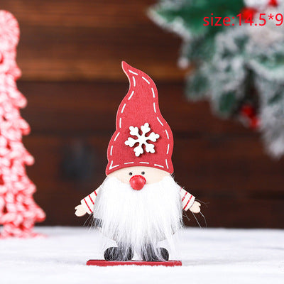 Christmas Decorations Wooden Celebrity Gift Box Ornaments