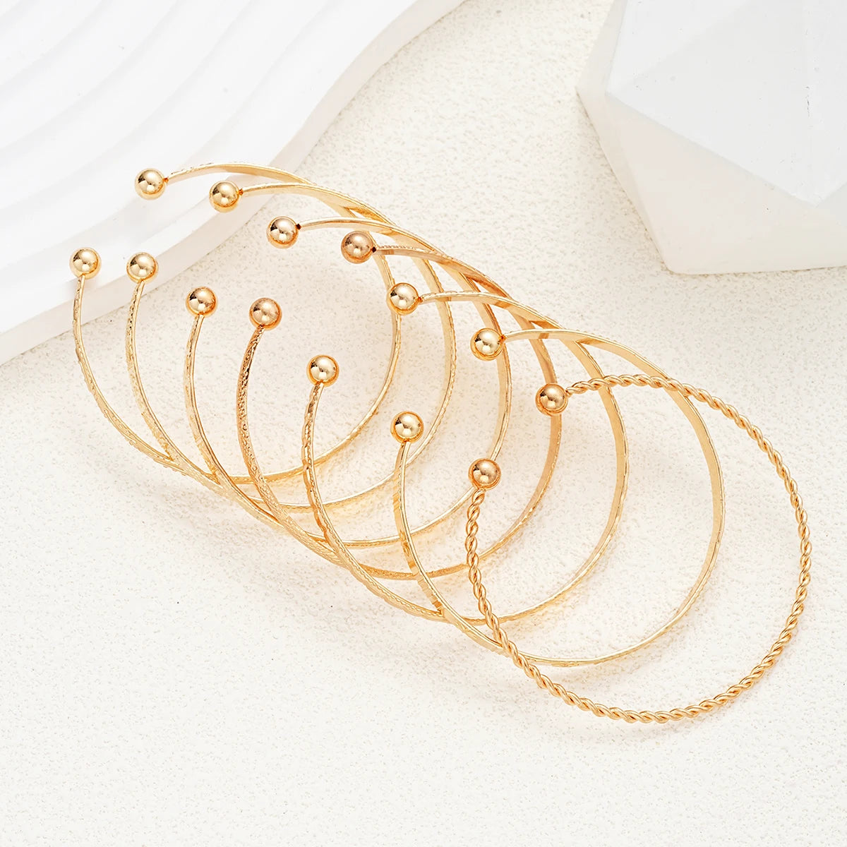 Punk Gold Color Bracelets
