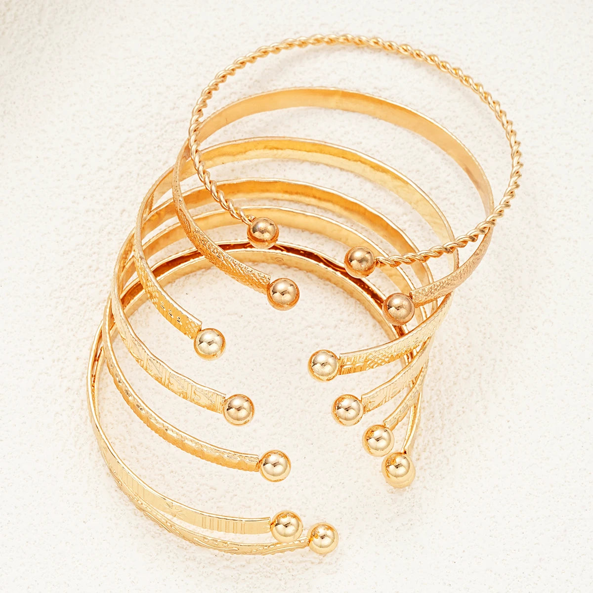 Punk Gold Color Bracelets