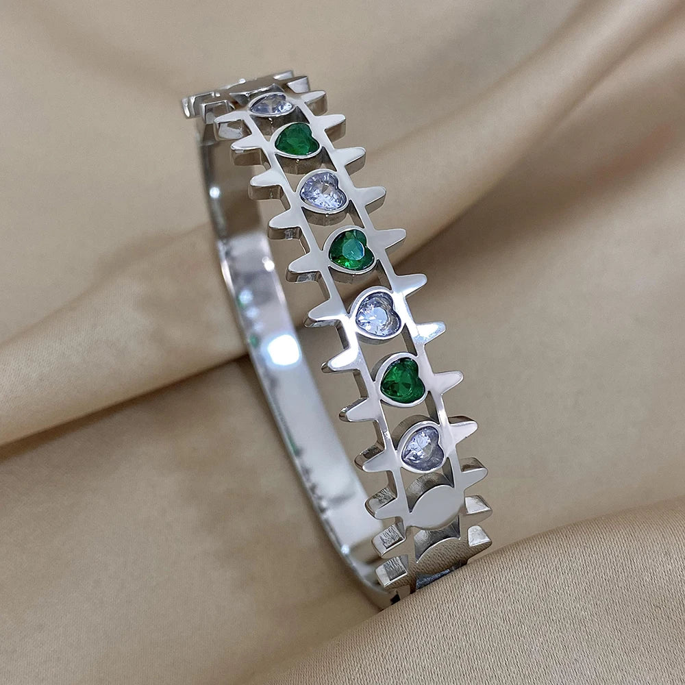 Luxury Stainless Steel Cuff Bracelet