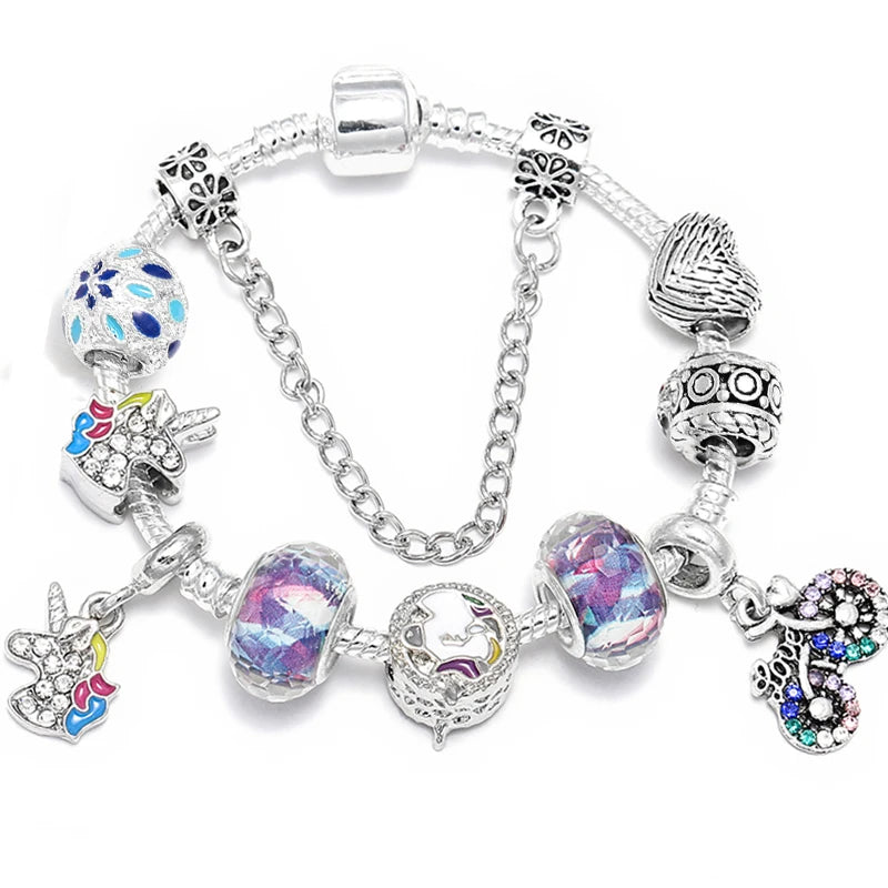 Cherry Blossoms Charm Bracelets