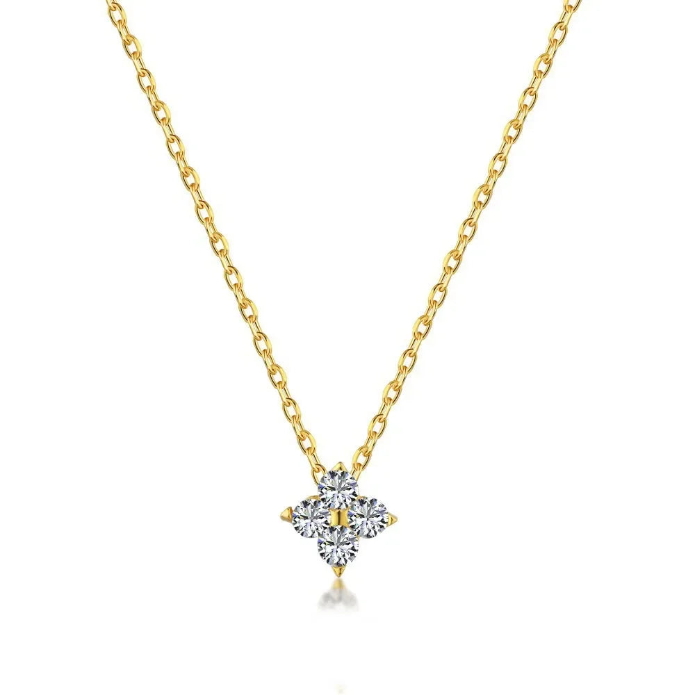 Stainless Steel Zircon Necklaces