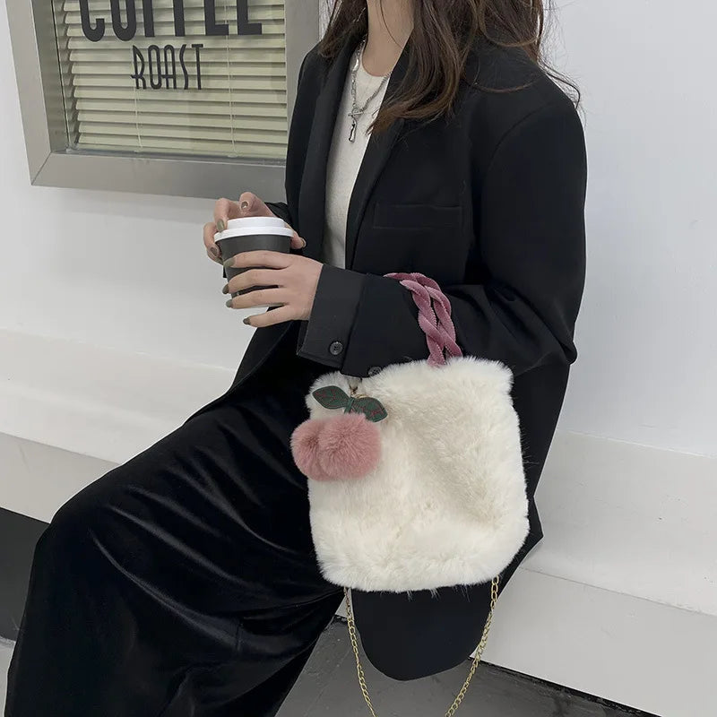 Soft Plush Hand Bag