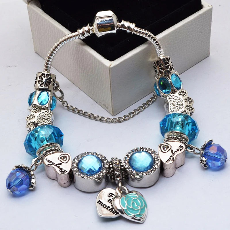 Cherry Blossoms Charm Bracelets