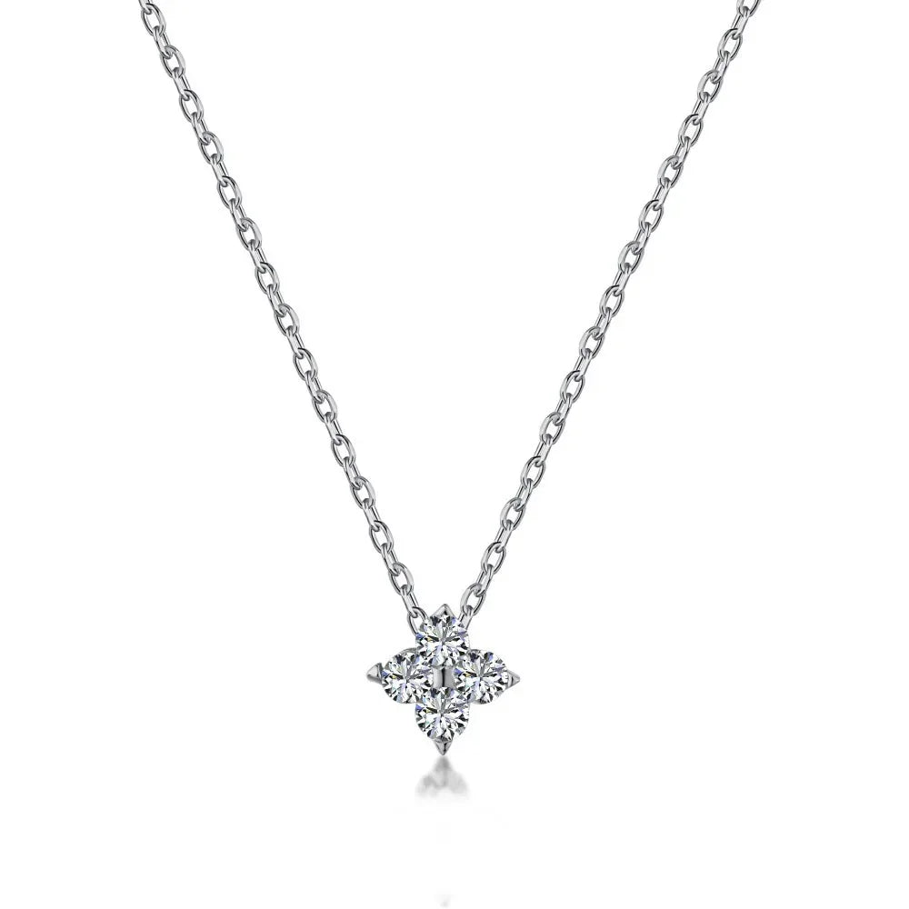 Stainless Steel Zircon Necklaces