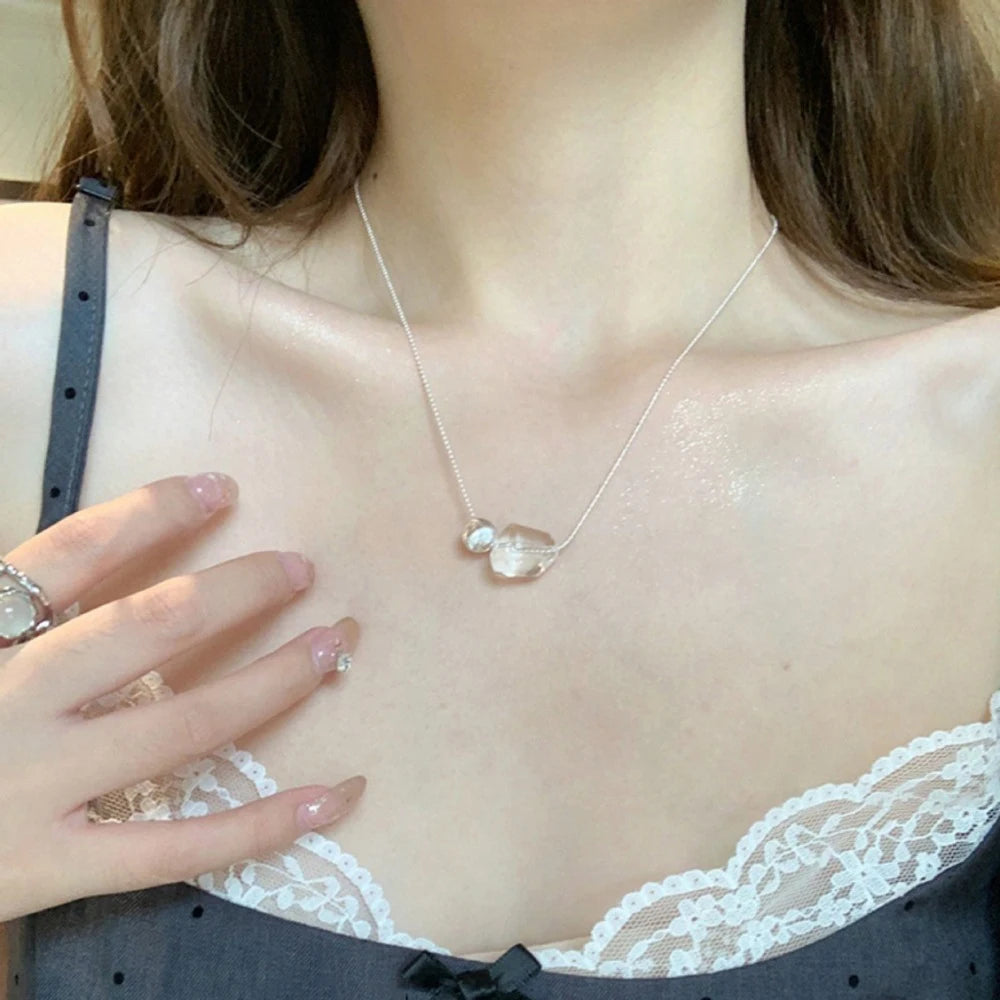Pearl Simple Elegant Pendant Necklace