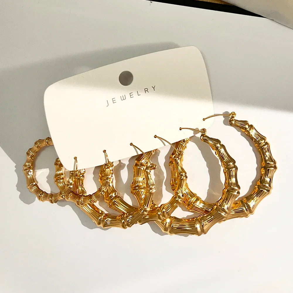 Round Circle Earrings
