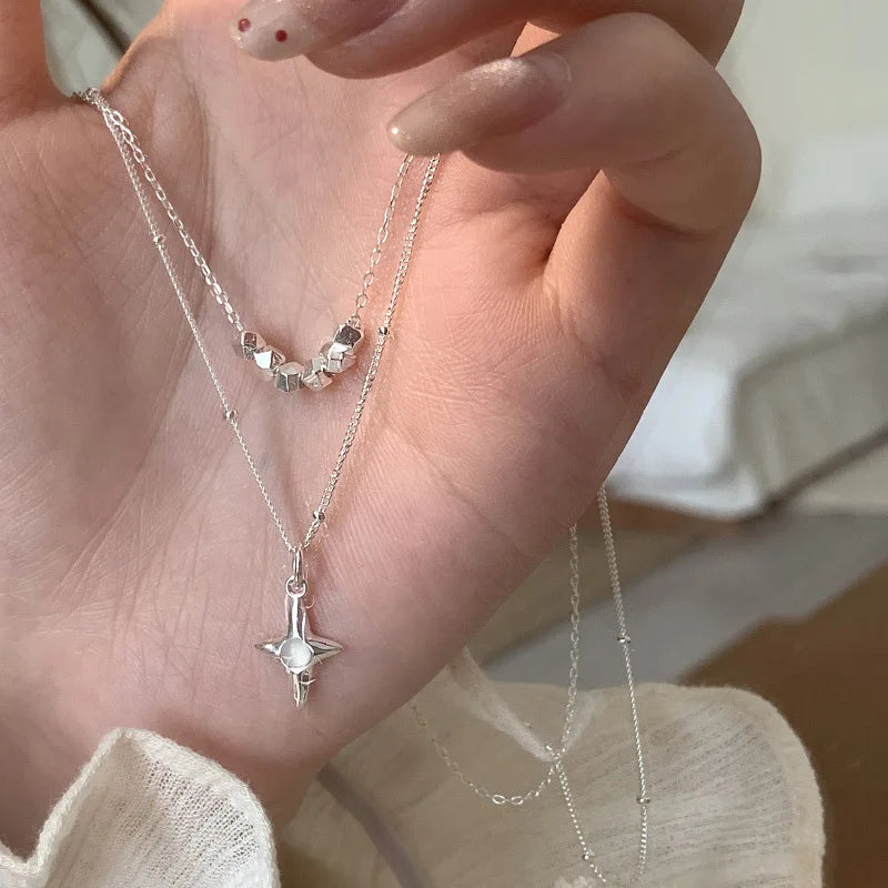 Pearl Simple Elegant Pendant Necklace