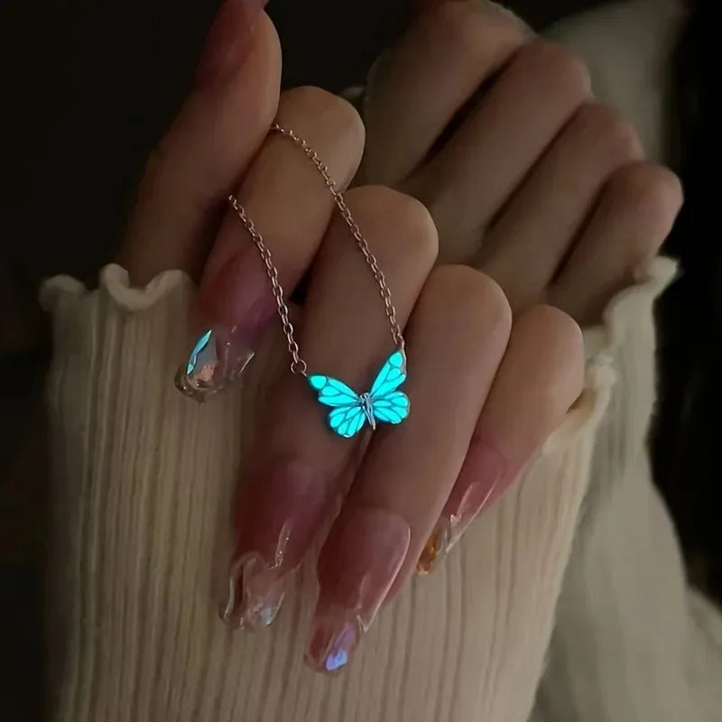 Butterfly Moon Necklace