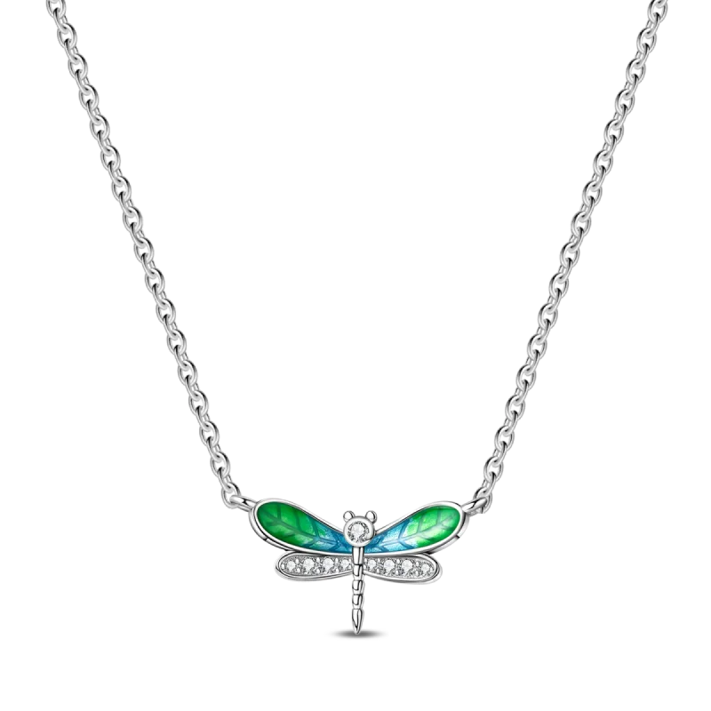 Zircon Heart Butterfly Simple Necklaces