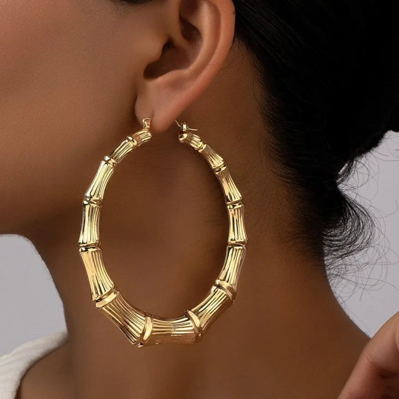 Round Circle Earrings