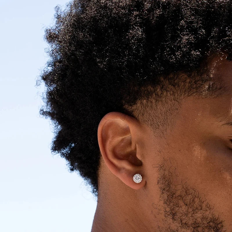 Cubic Zircon Stud Earrings