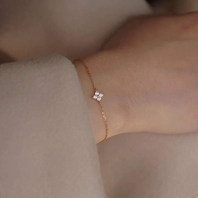 Stainless Steel Zircon Necklaces