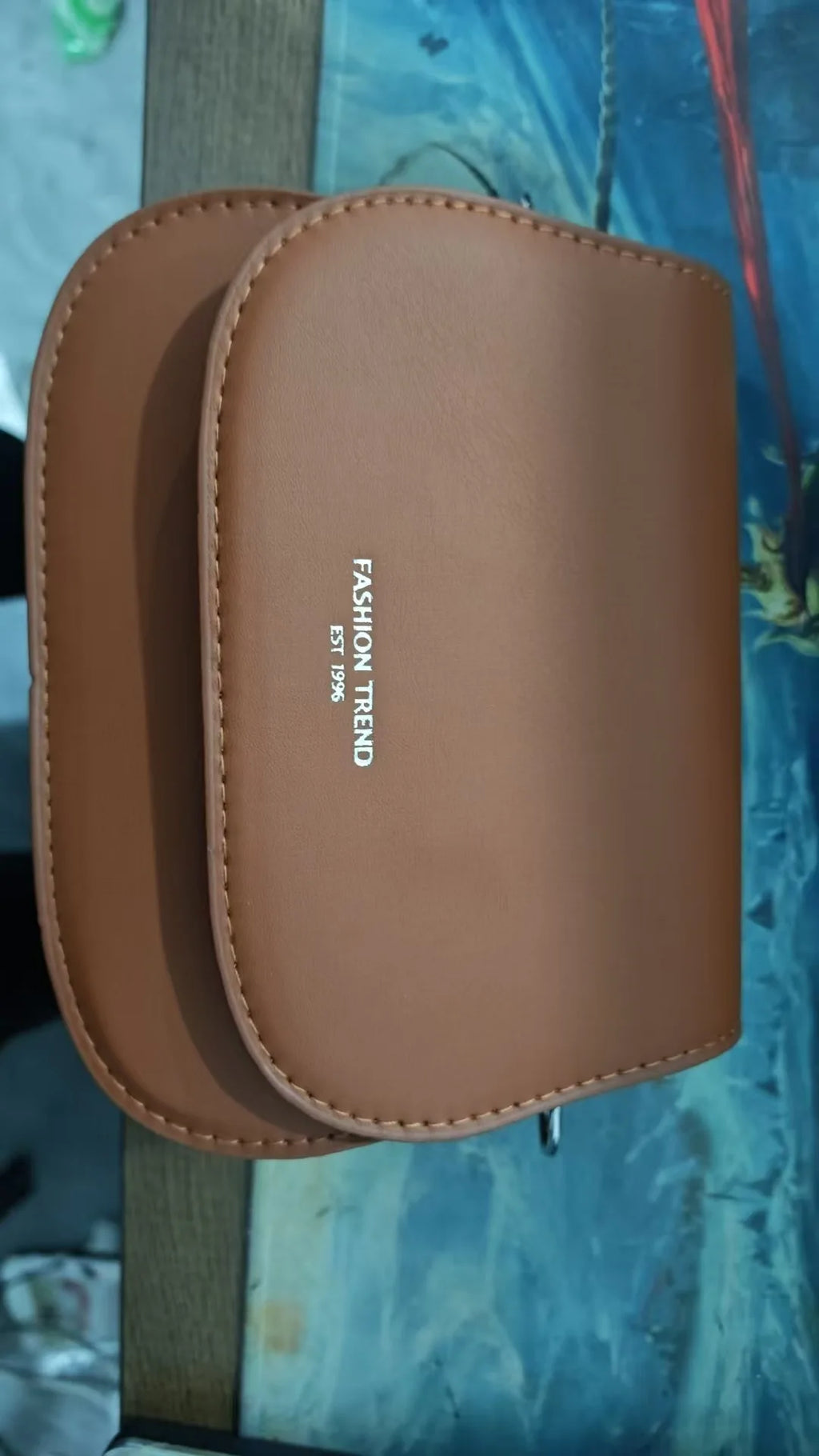 Synthetic Leather Crossbody Bag