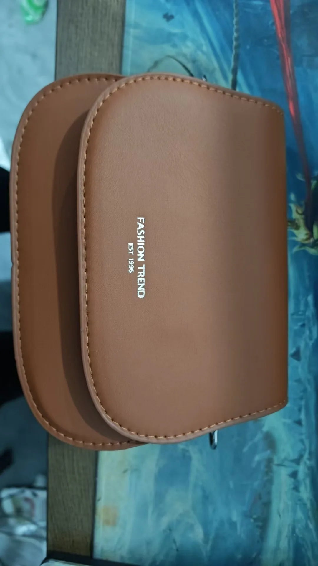 Synthetic Leather Crossbody Bag