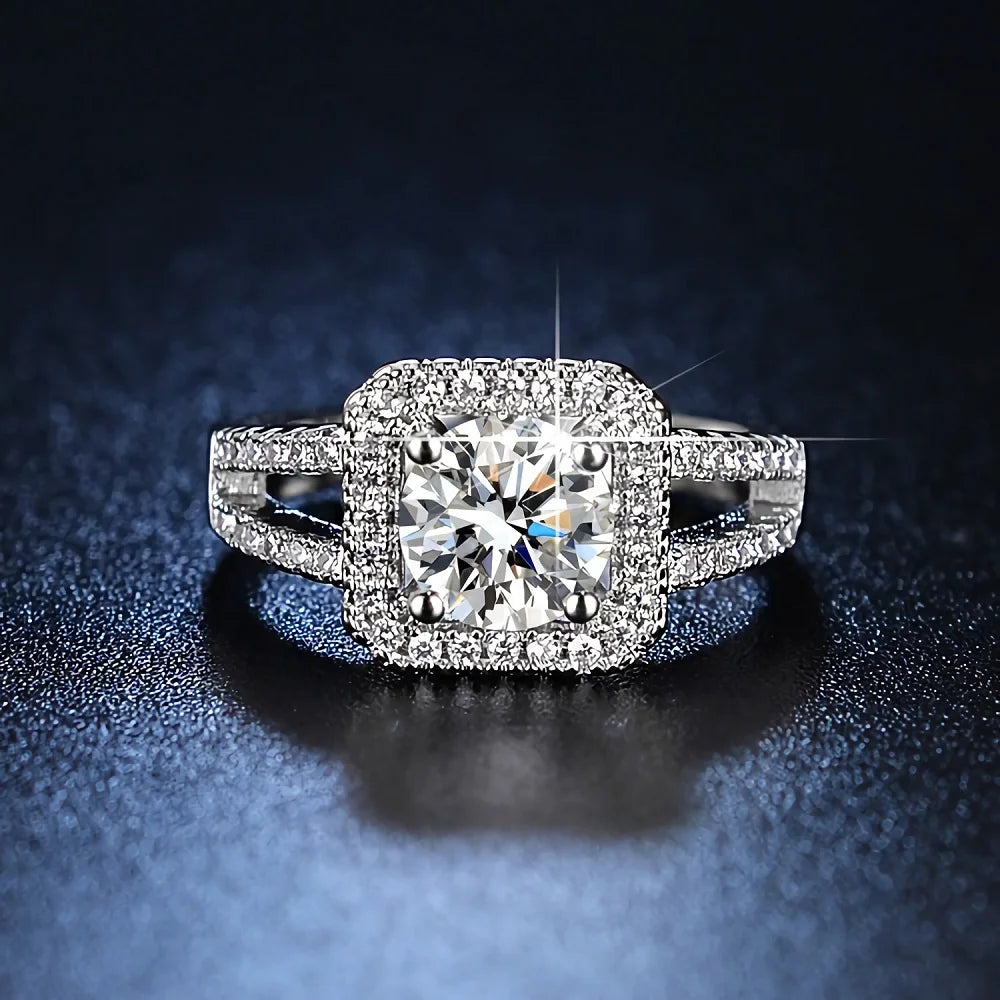 Crystal square Rings