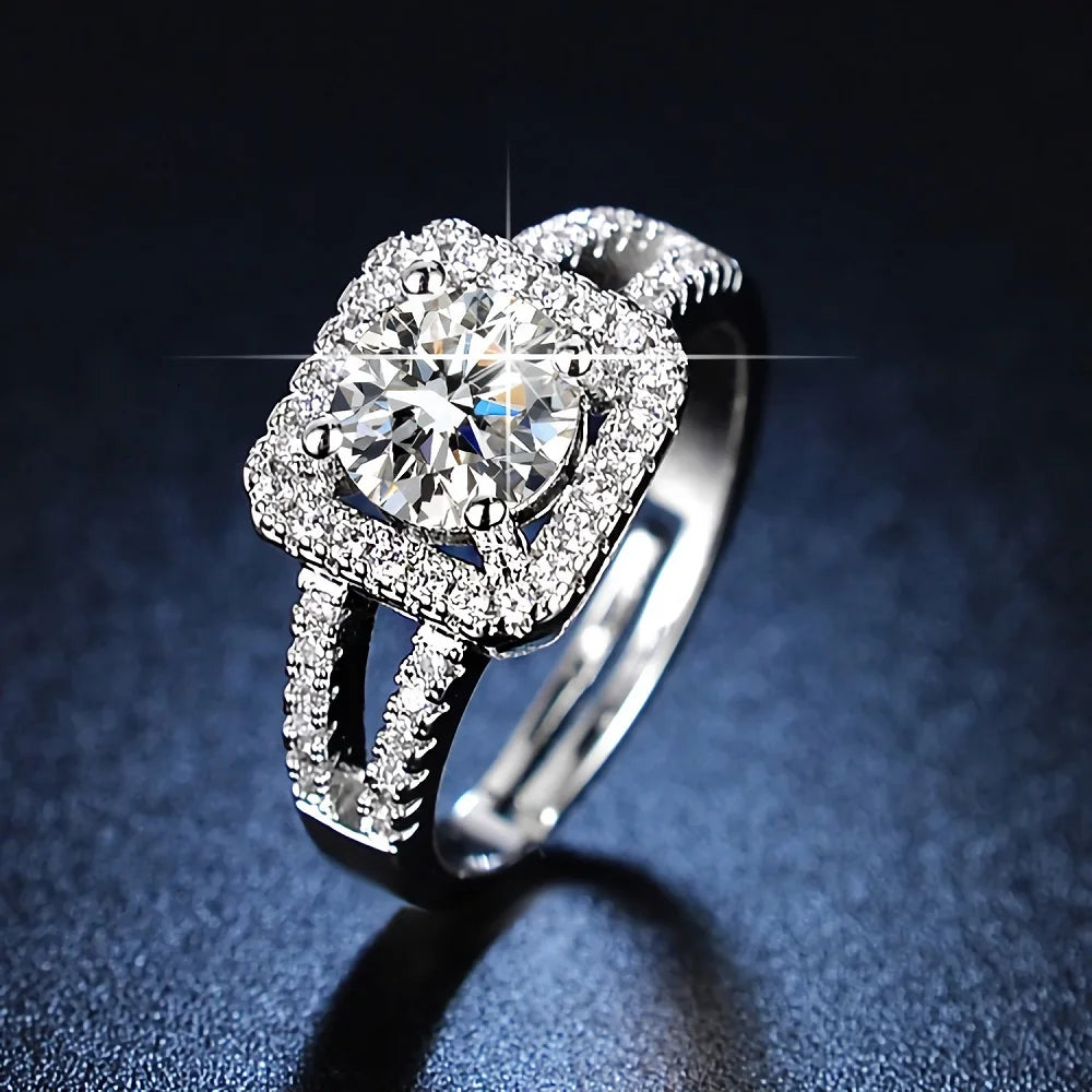 Crystal square Rings