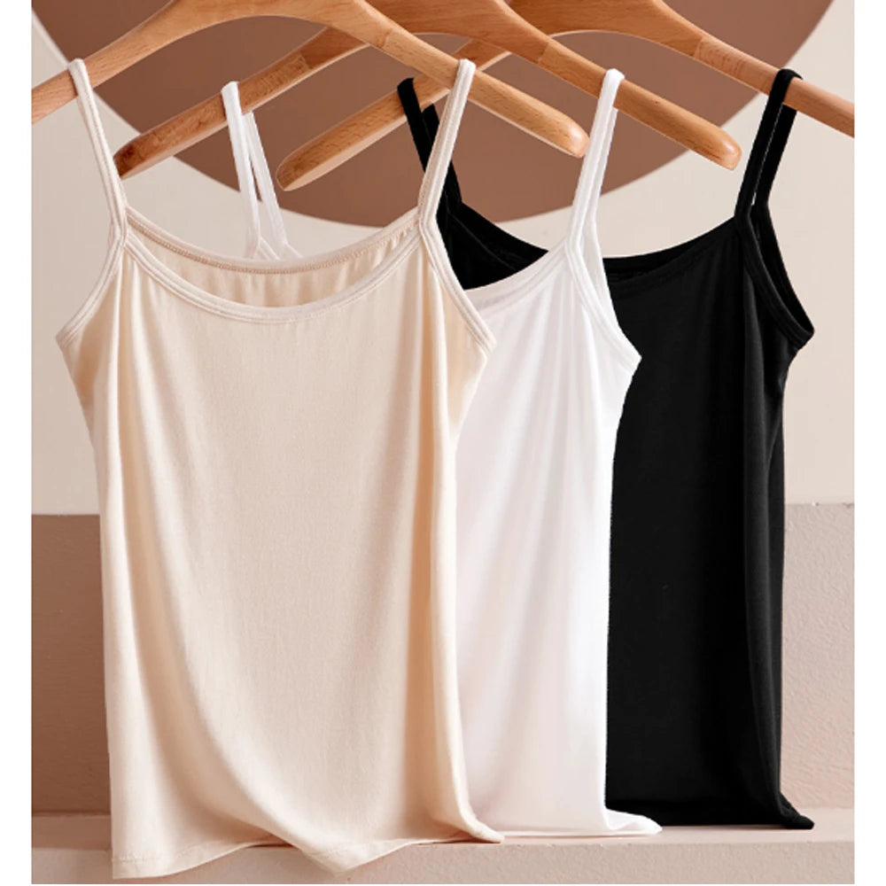 Camisoles Plain Sleeveless Tank Top