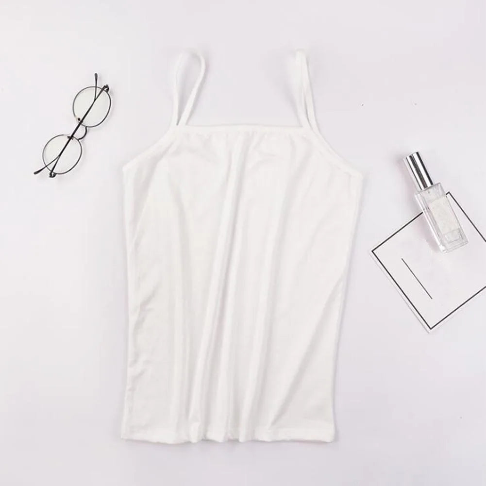 Camisoles Plain Sleeveless Tank Top