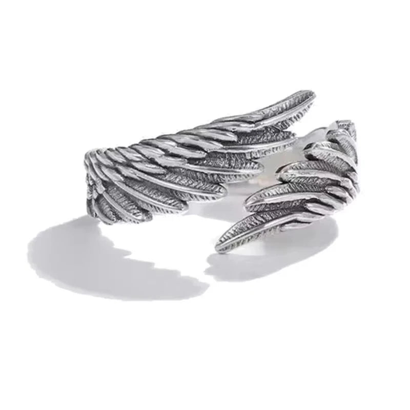 Vintage Angel Devil Wings Adjustable Rings
