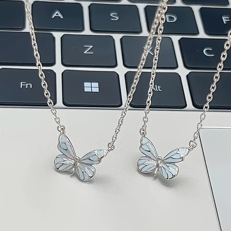 Butterfly lamp Necklace