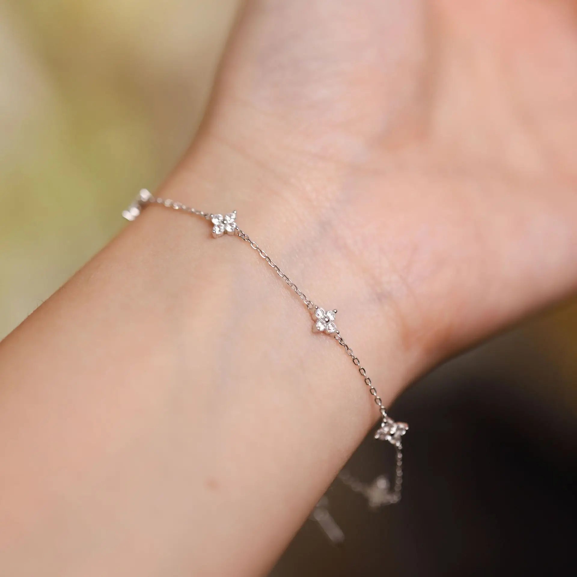 Stainless Steel Zircon Necklaces