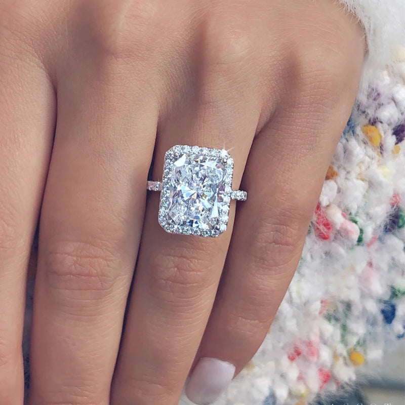 Oval Pear Cut Wedding Rings