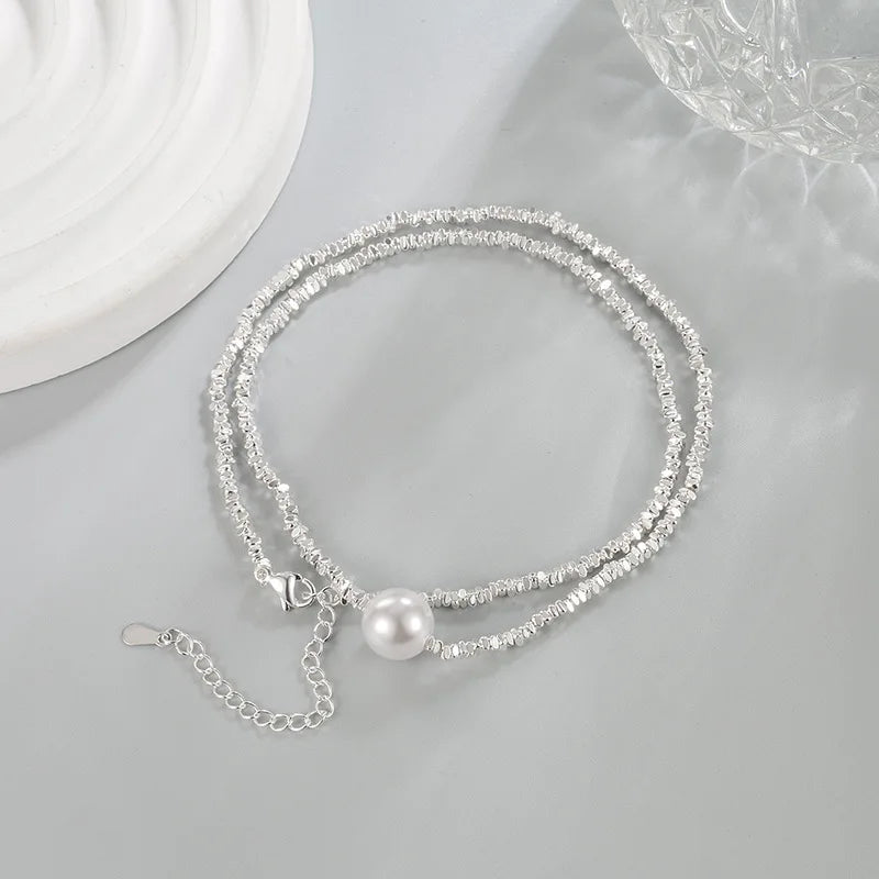 Pearl Simple Elegant Pendant Necklace