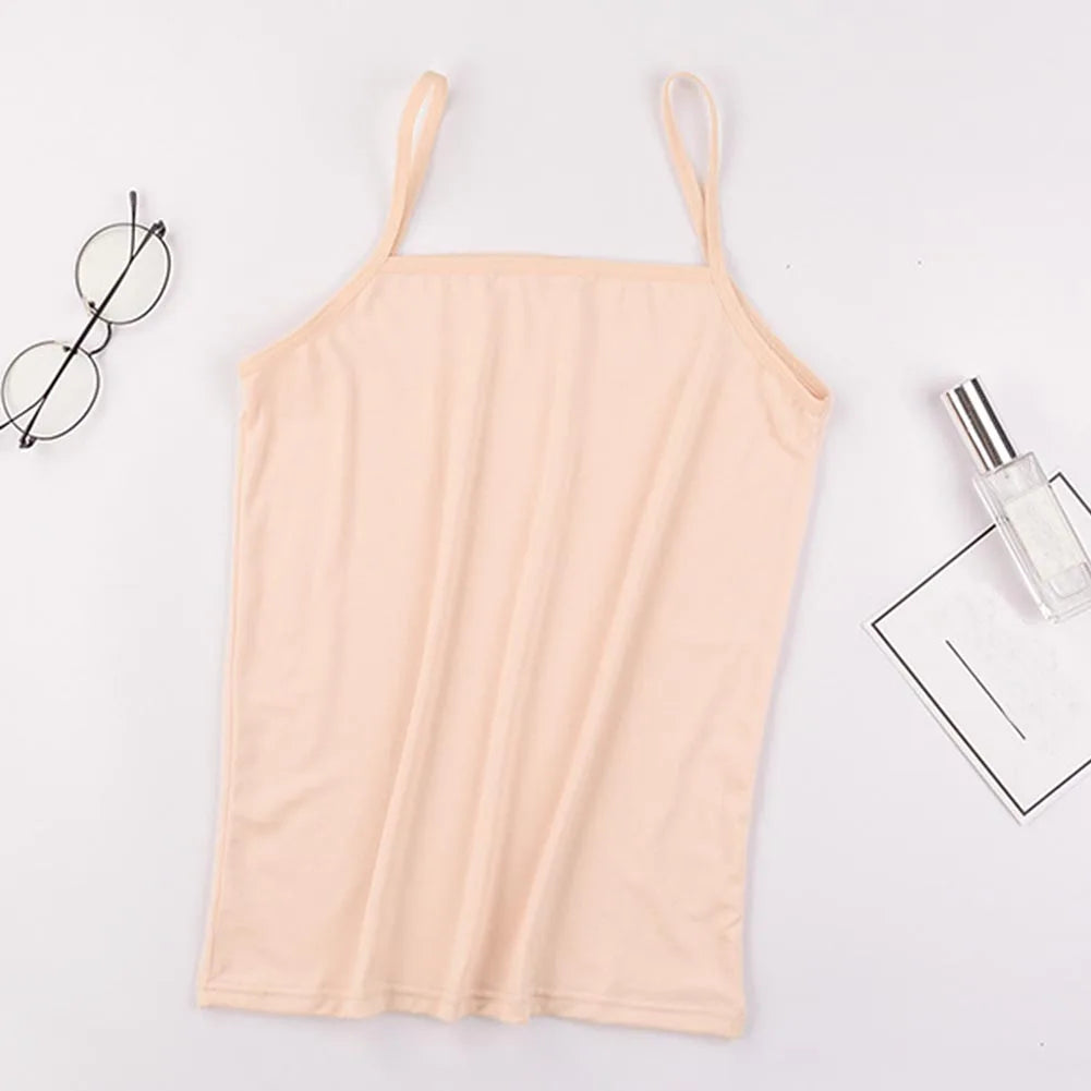 Camisoles Plain Sleeveless Tank Top
