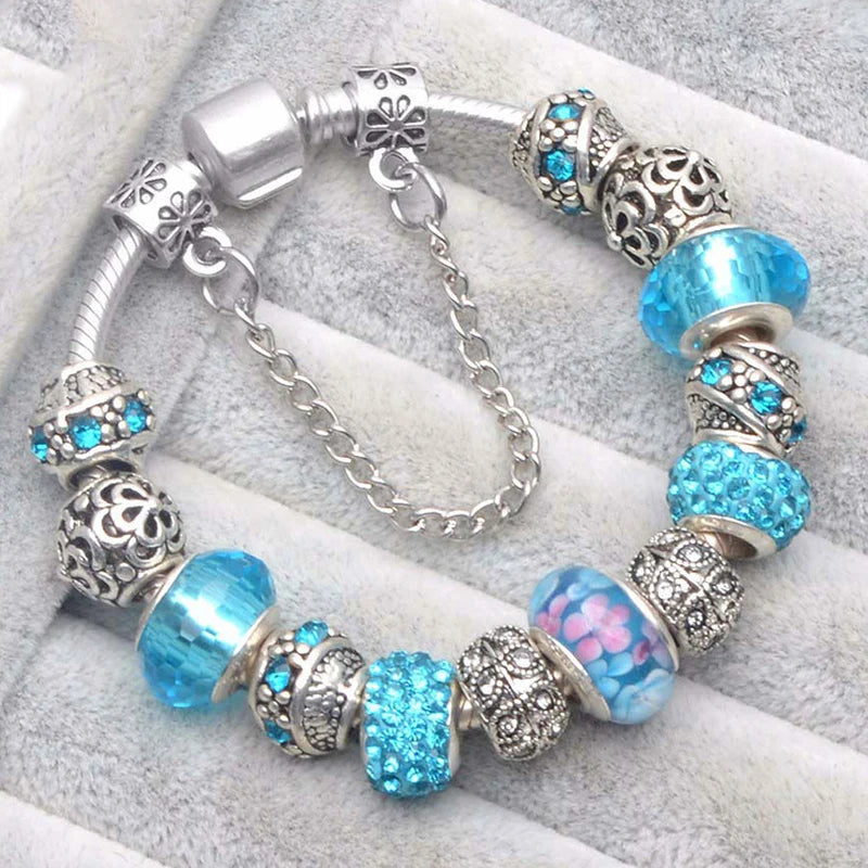 Cherry Blossoms Charm Bracelets