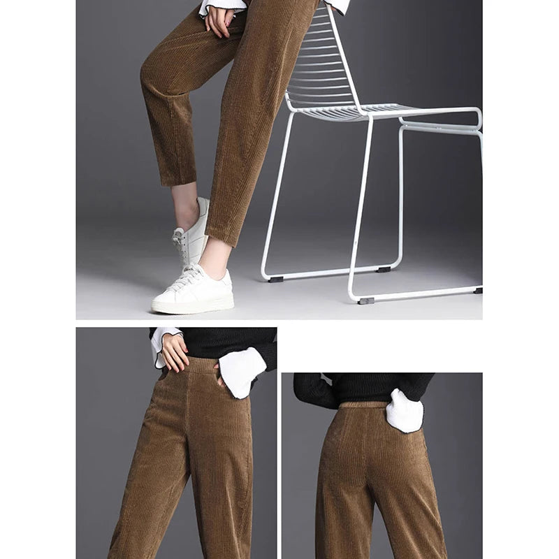 Plush Thick Casual Pants