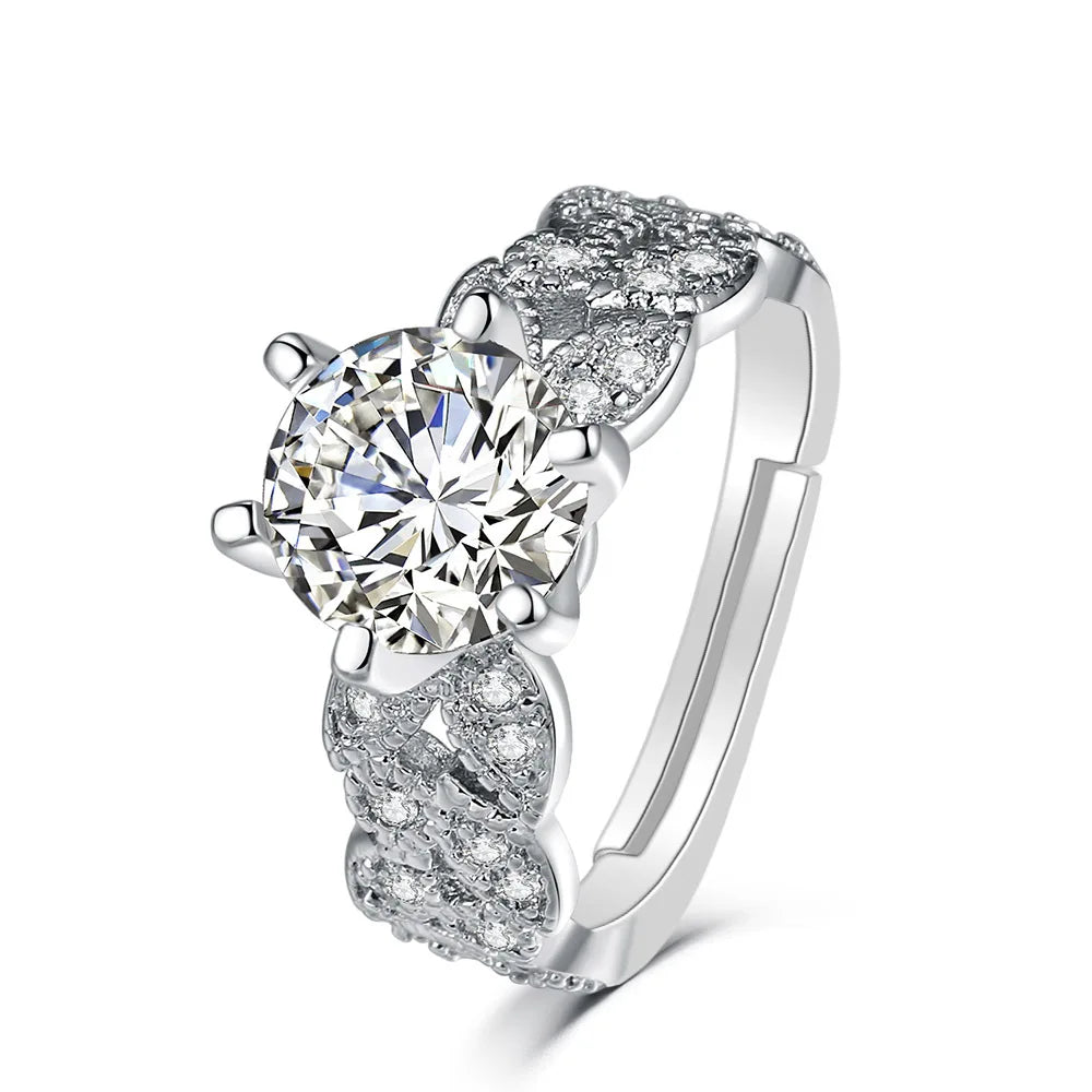 Adjustable Solitaire Rings