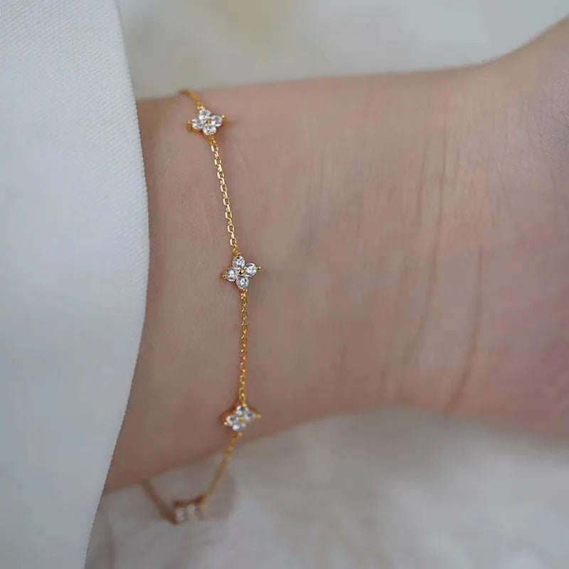 Stainless Steel Zircon Necklaces