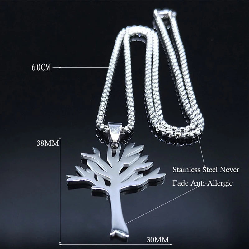 Stainless Steel Poison Tree Juice Necklace