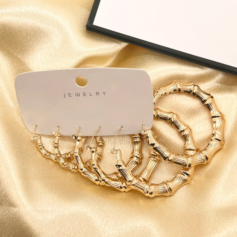 Round Circle Earrings