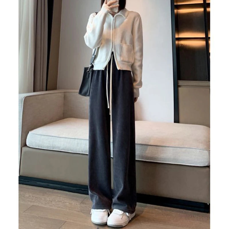 Classic Baggy Wide Leg Pants