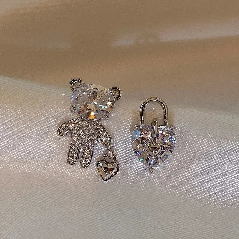 Cute Acrylic Candy Gummy Bear Dangle Earrings