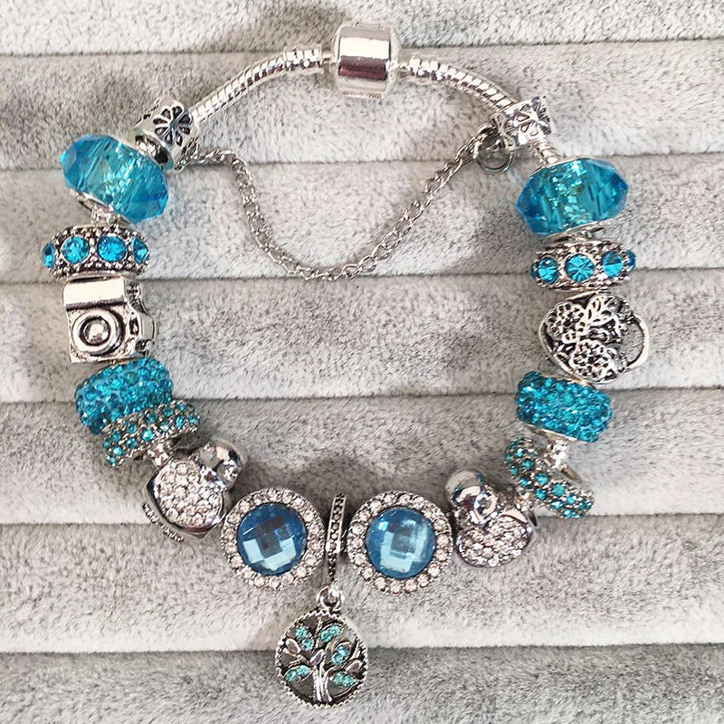 Cherry Blossoms Charm Bracelets