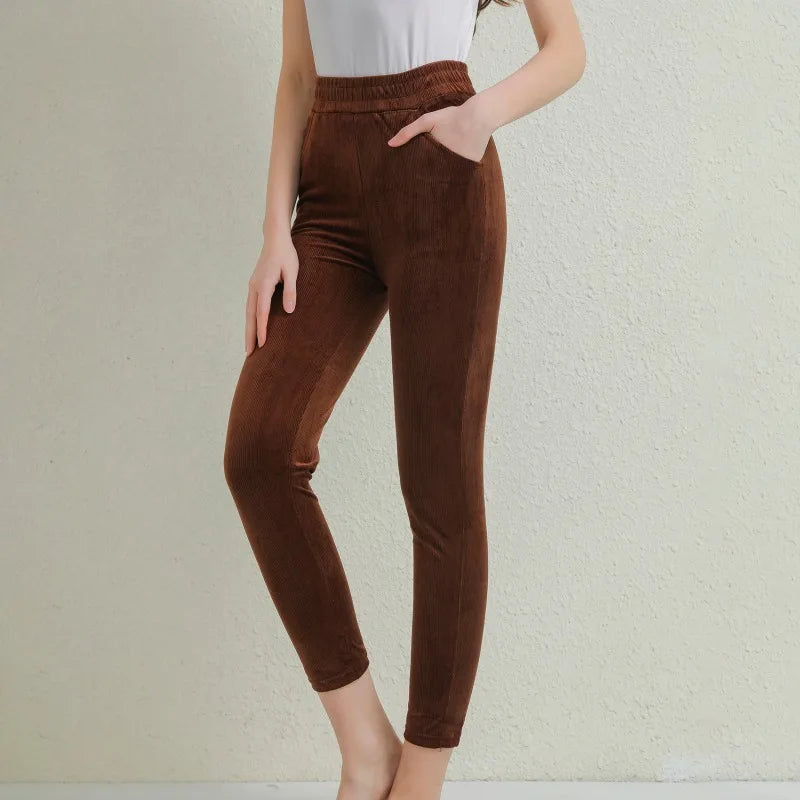 Plush Thick Casual Pants