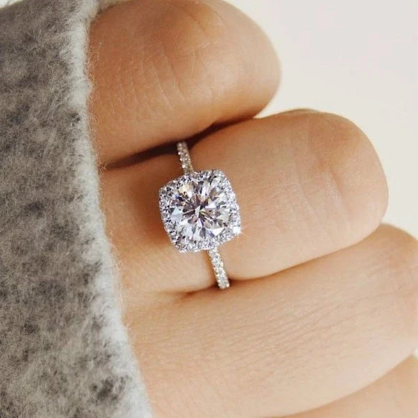 Oval Pear Cut Wedding Rings