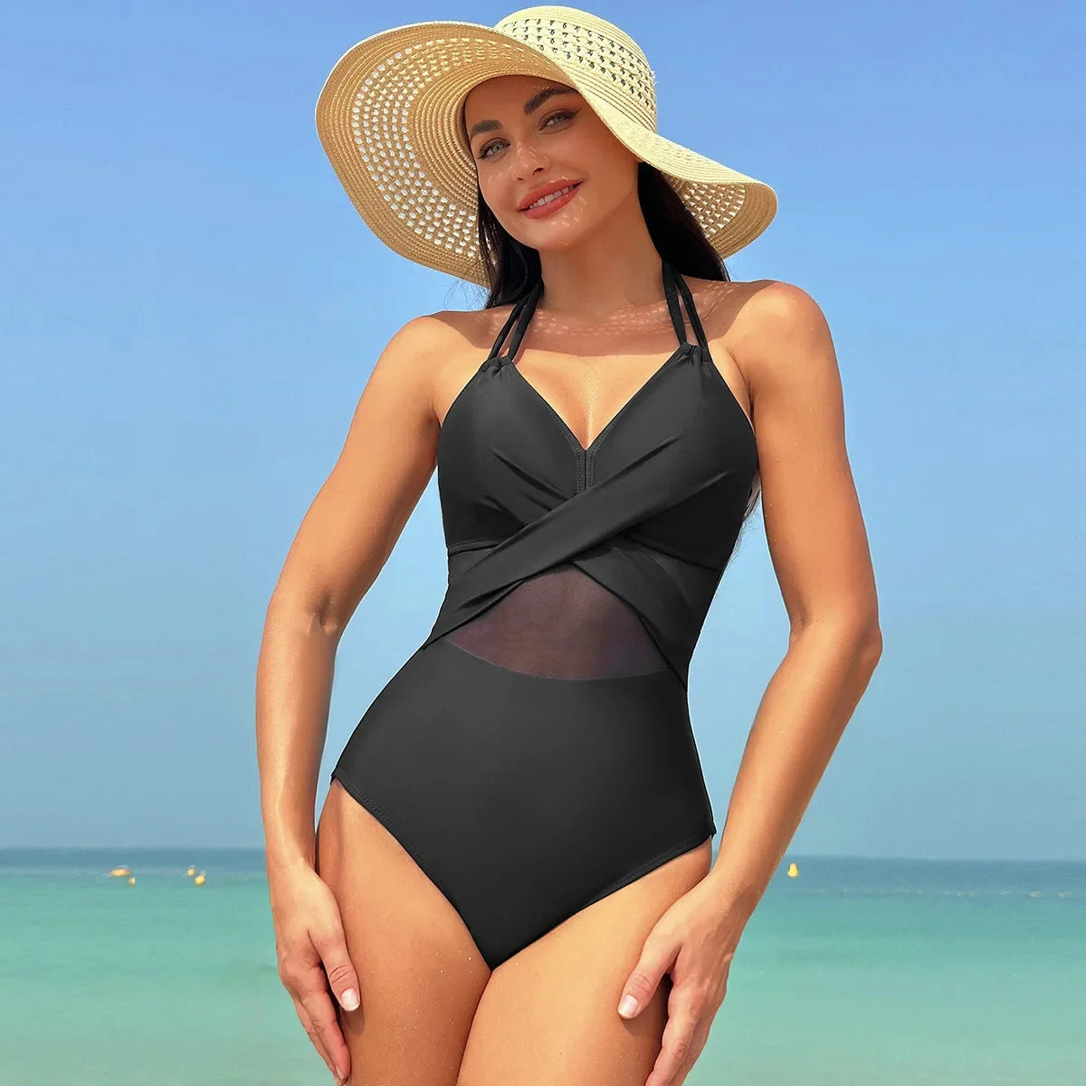 Solid Push Up Brazilian Swimming Suits