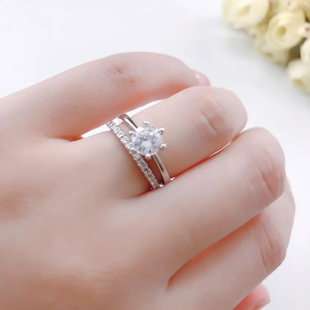 Adjustable Solitaire Rings