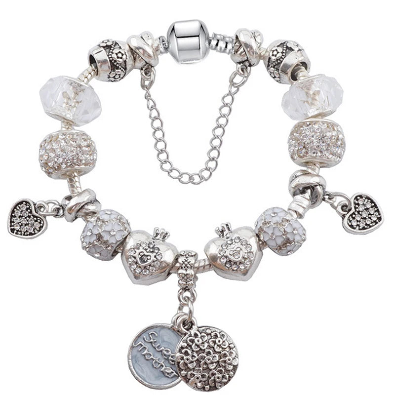 Cherry Blossoms Charm Bracelets