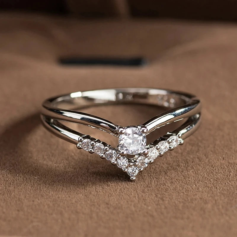 Oval Pear Cut Wedding Rings
