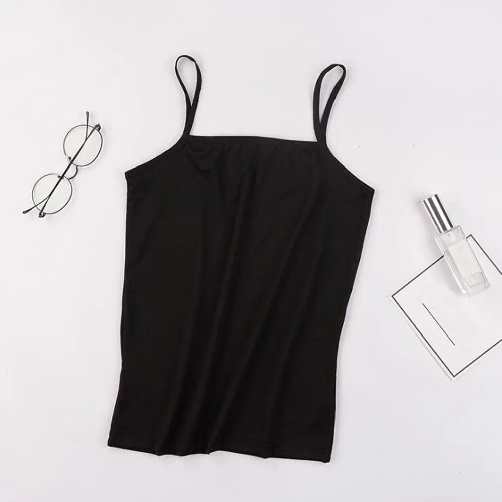 Camisoles Plain Sleeveless Tank Top