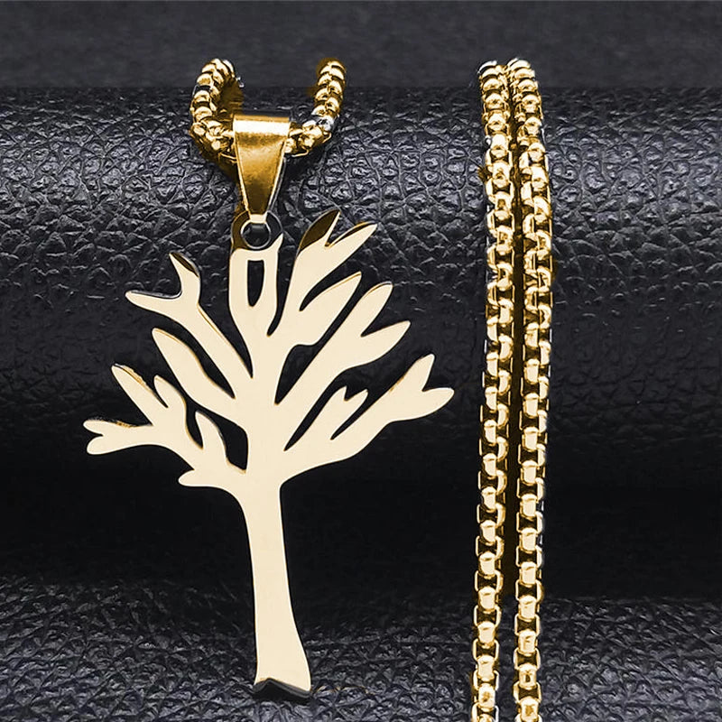Stainless Steel Poison Tree Juice Necklace