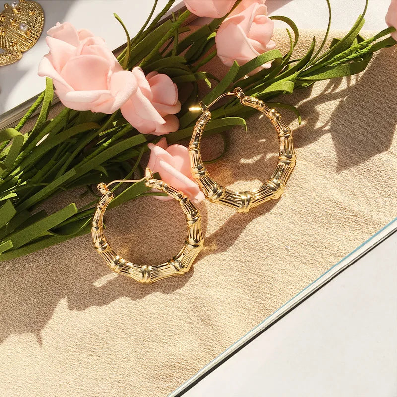 Round Circle Earrings